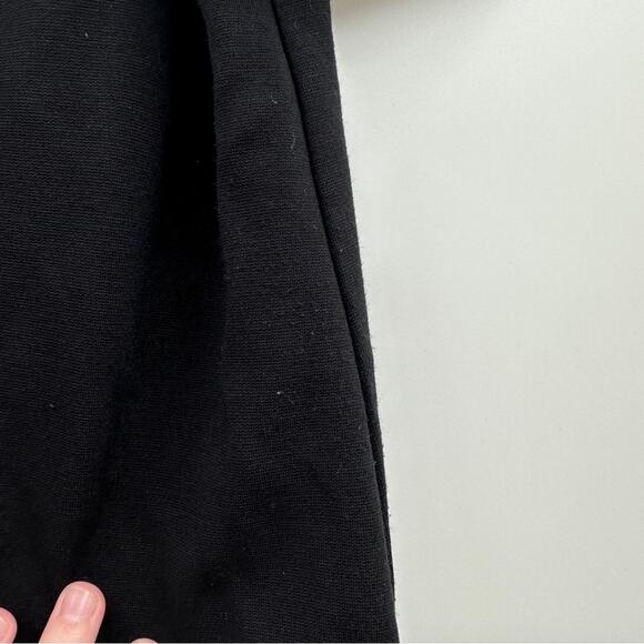 Theory Black High Collared Neck Button Front Mini Tunic Dress‎ Size 4 - Picture 9 of 12